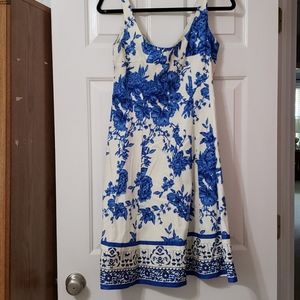 Nine West blue floral sundress